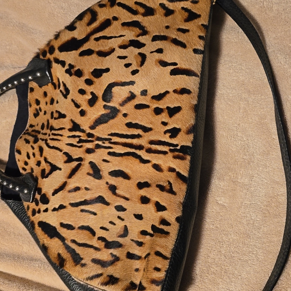 Iacucci Leopard Print Women's Bag